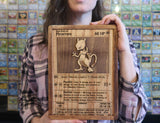 Giant Hardwood Pokémon Card - Mewtwo