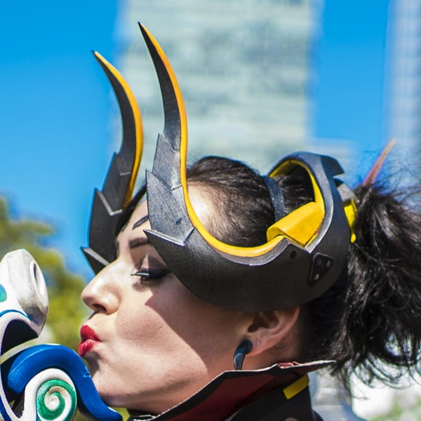 Mercy Side Mercy Devil Skin Horns 3D printfile (Overwatch) – Married Makers