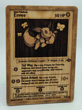 Giant Hardwood Pokémon Card - Eevee